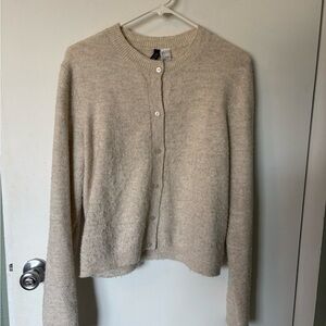 H&M Classic Beige Women's Cardigan